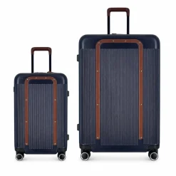 Duo de valises Green (Cabine + XL) - Bleu