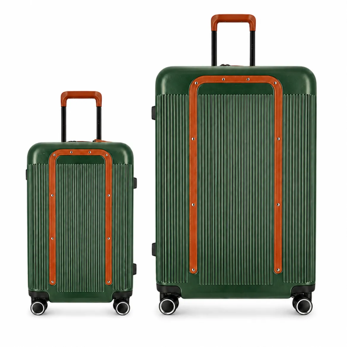 Duo de valises Green (Cabine + XL) - Vert