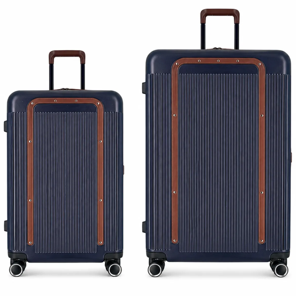 Duo de valises Green (Medium + XL) - Bleu