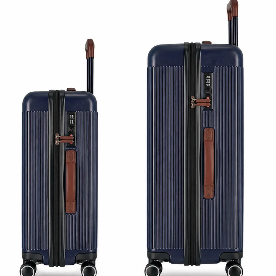 Duo de valises Green (Medium + XL) - Bleu
