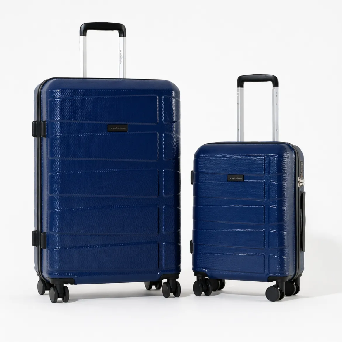 Duo de valises Lucky (Cabine + Medium) - Bleu