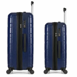 Duo de valises Lucky (Medium + XL) - Bleu