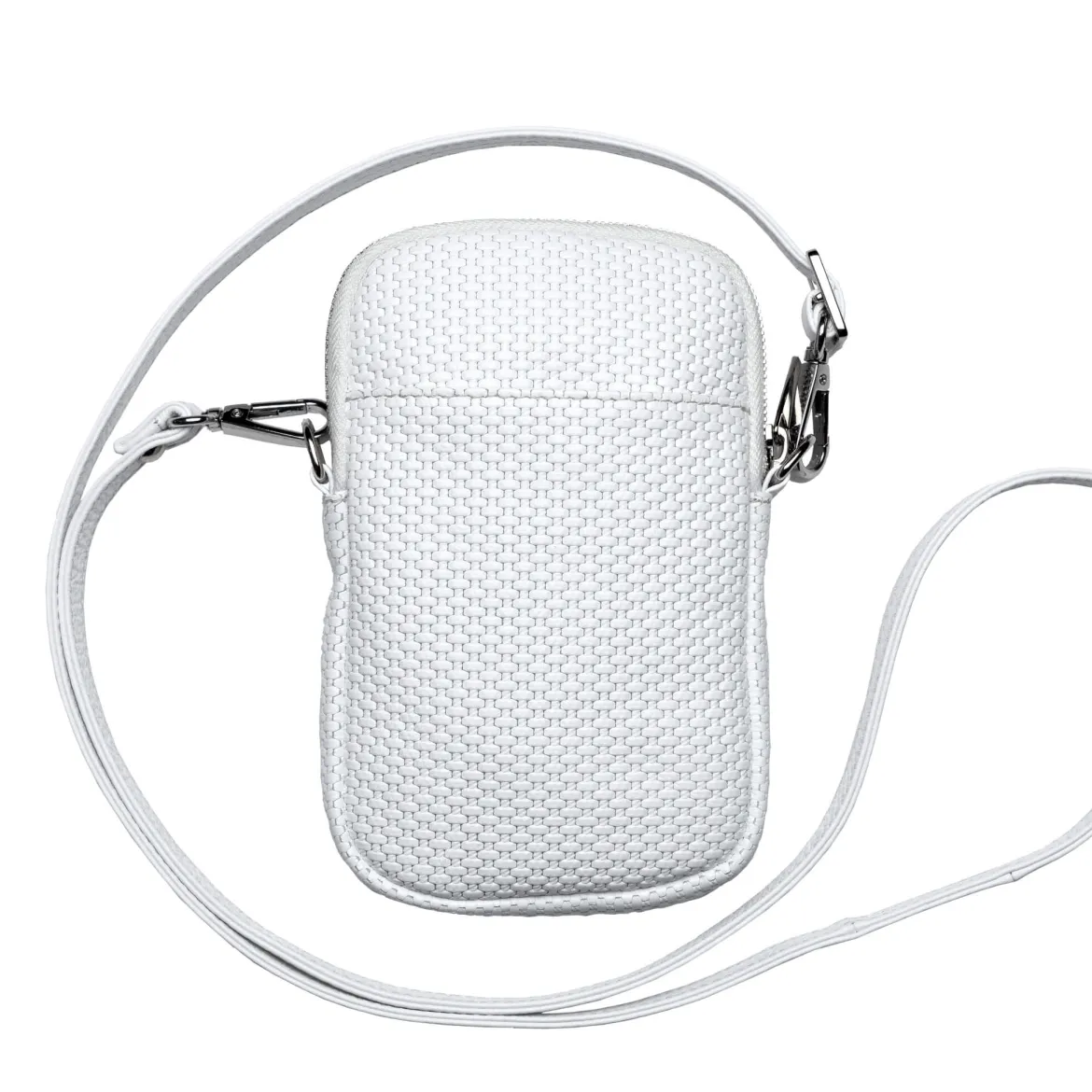 Etui téléphone Bianca avec sangle ajustable - Blanc