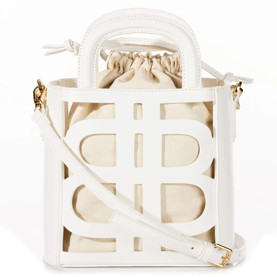 Sac à Main Seau LB - Blanc