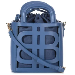 Sac à Main Seau LB - Bleu Marine