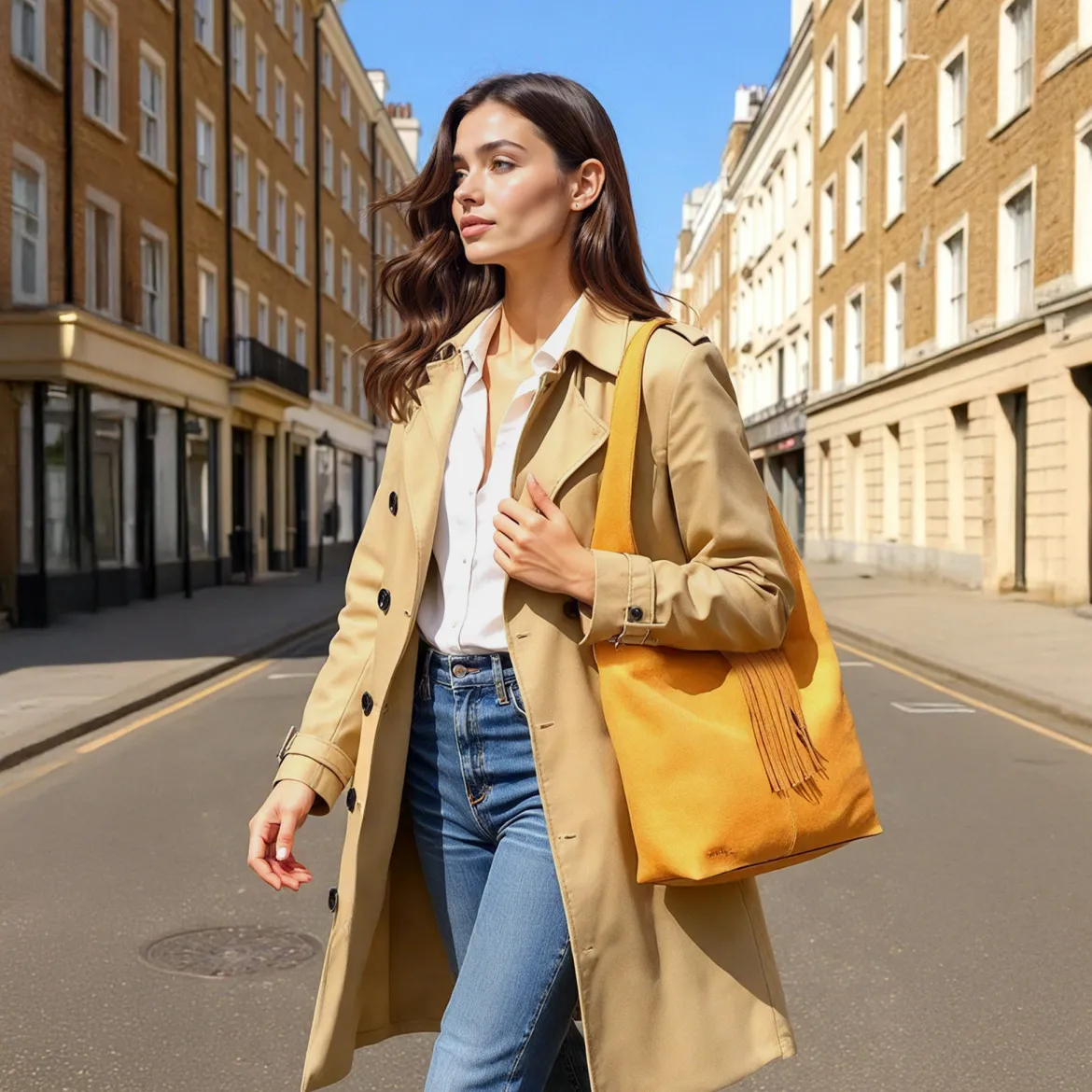 Sac Léna grand modèle Orange