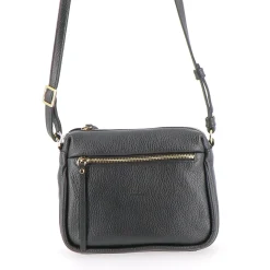 Sac Porté Croisé 3 Zip - Noir