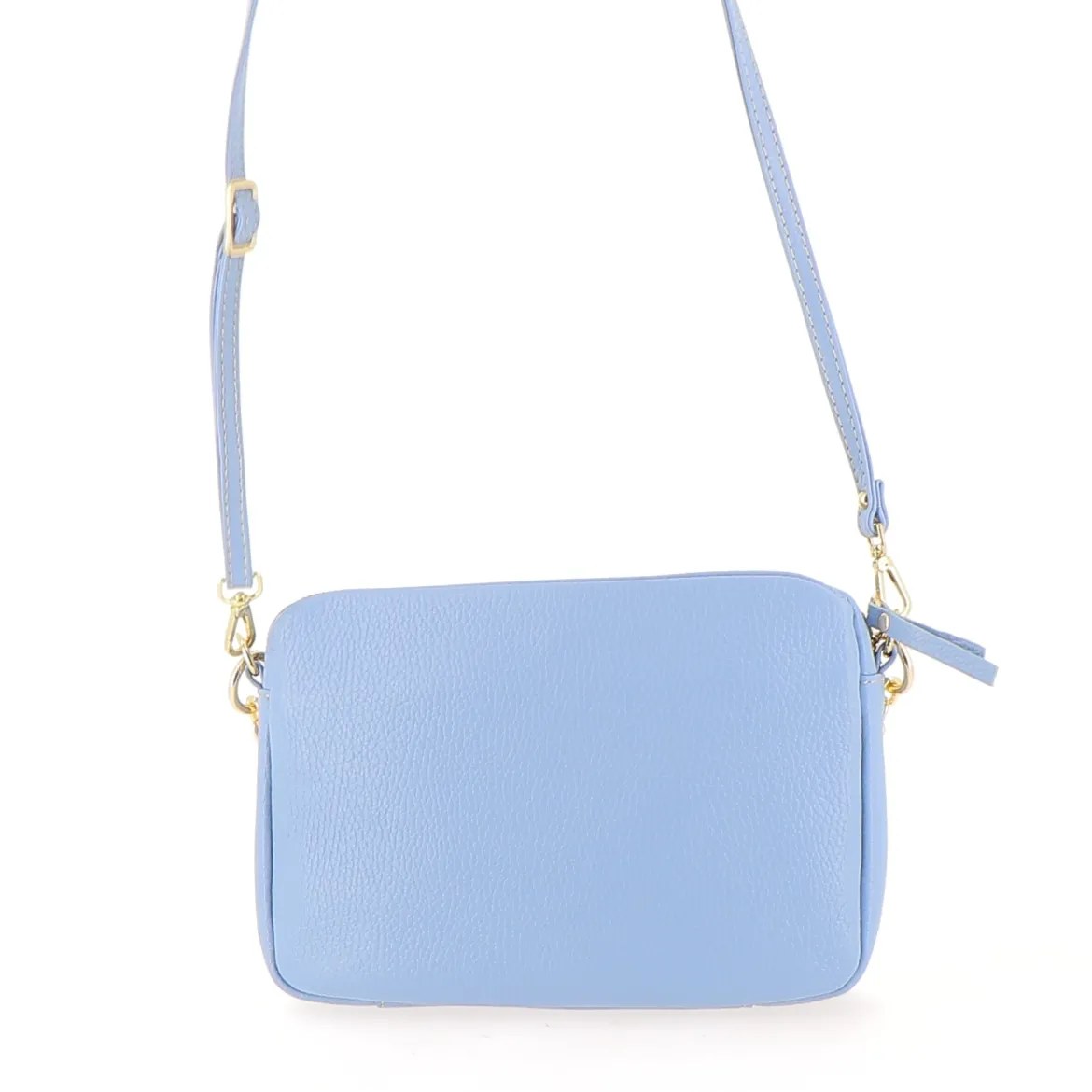 Sac Porté Épaule / Porté Croisé Emmanuelle - Bleu Acier