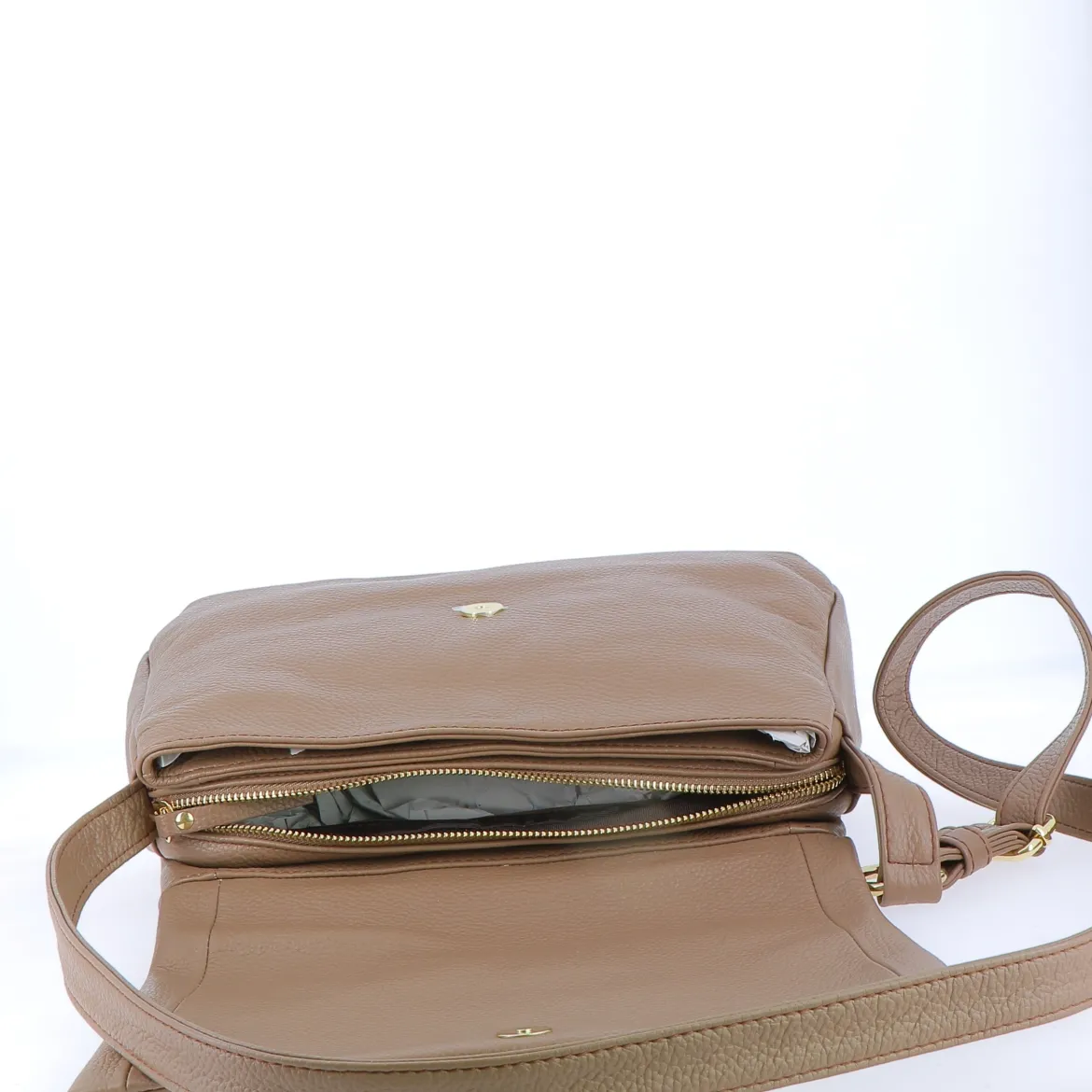 Sac Porté Épaule / Porté Croisé Louisa - Gris Clair