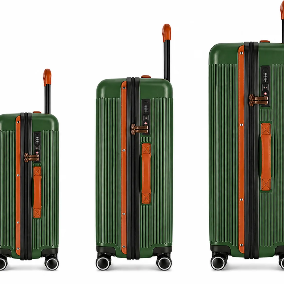 Trio de valises Green - Vert