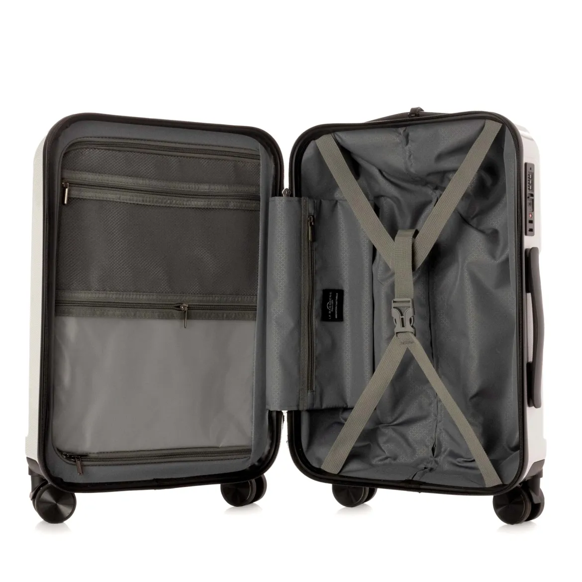 Valise Cabine 4 Roues Sun - Blanc