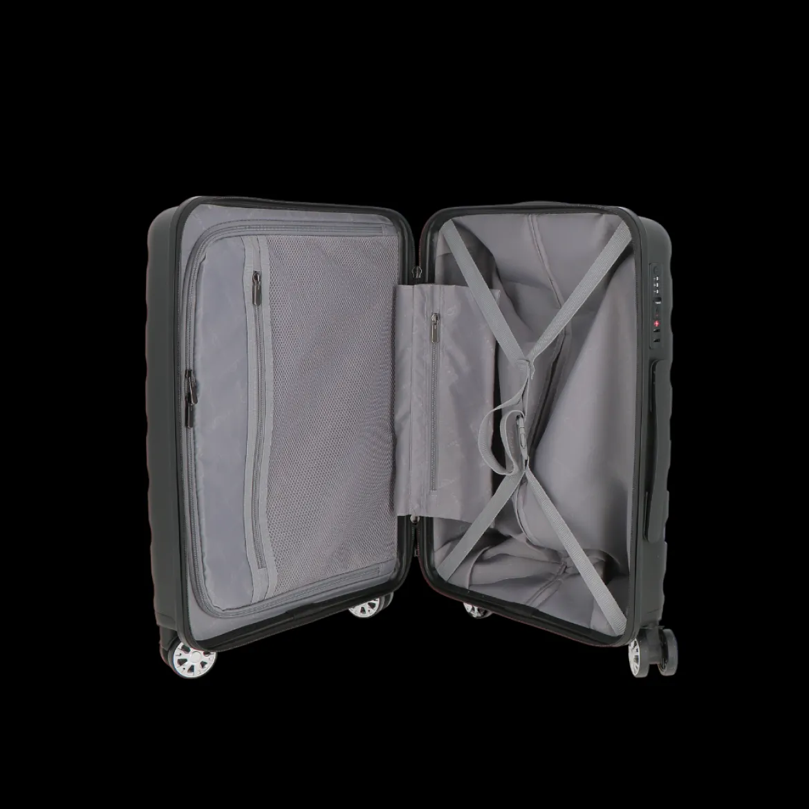 Valise Cabine 4 Roues V1 - Noir