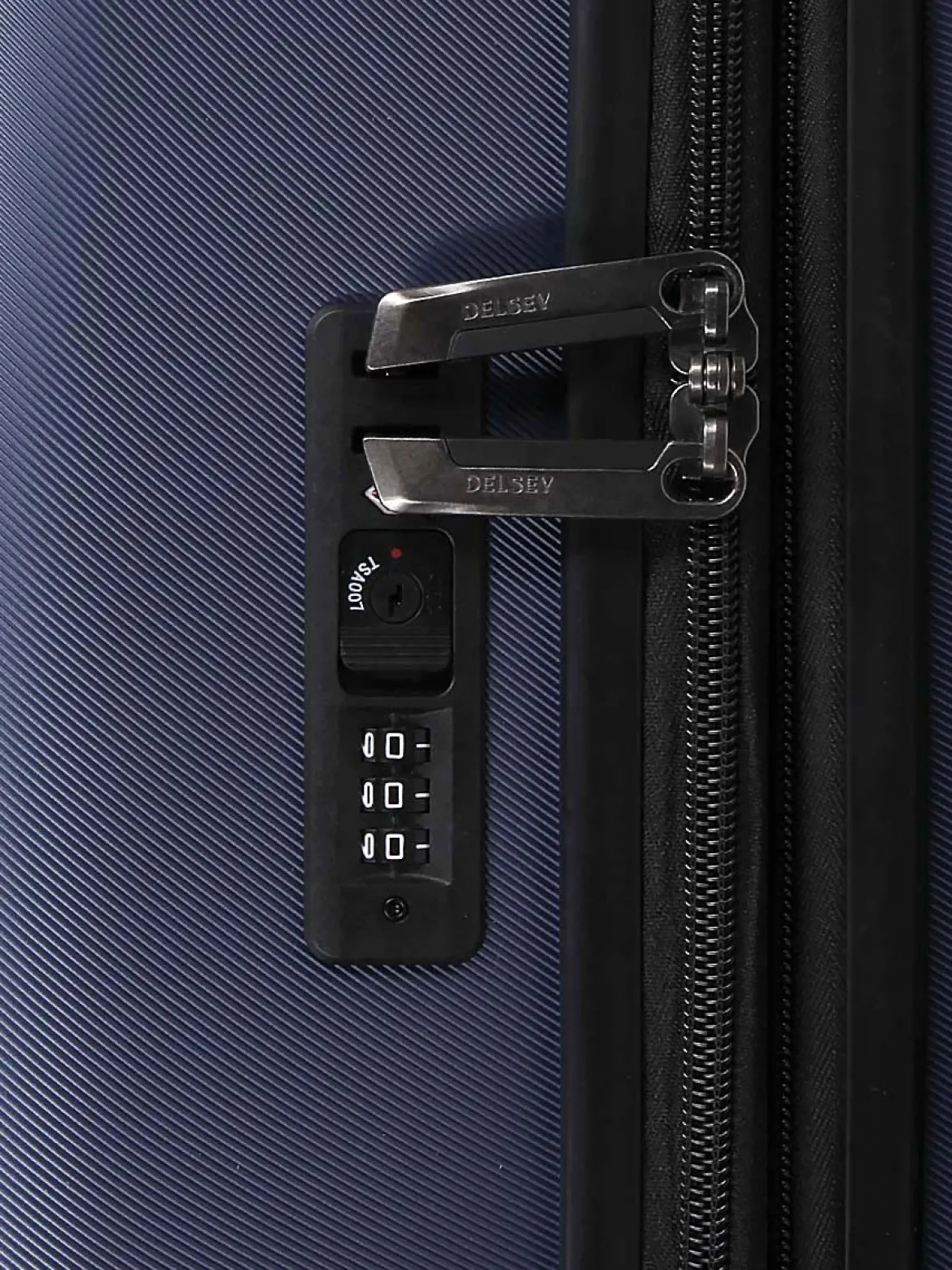 Valise extensible Delsey Air Armour 77 cm Bleue