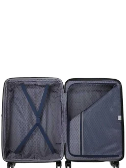 Valise extensible Delsey Air Armour 68 cm Bleue
